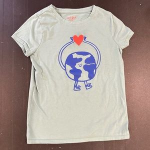 Cat & Jack Earth T-Shirt sz M (7/8)